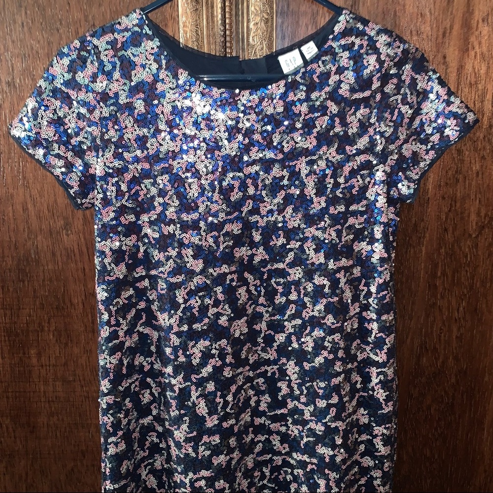 GAP KIDS Dress, Sequin Party Dress, Size Girls 14/16 XXL - Picture 2 of 9